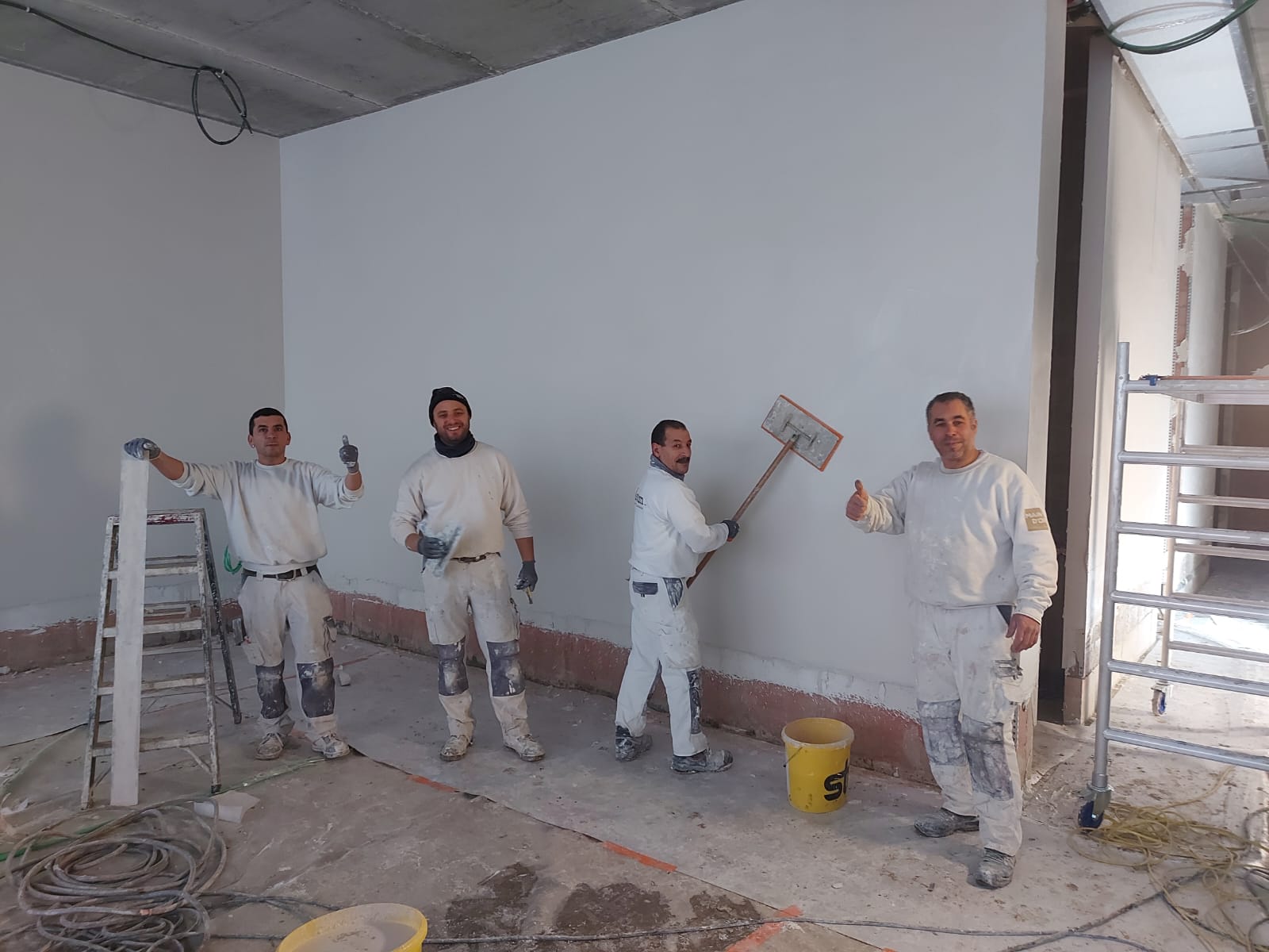 Hermann team aan het werk